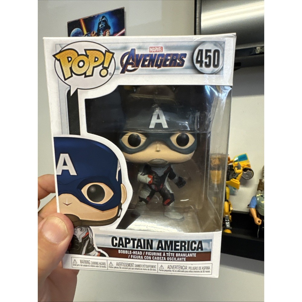 Funko POP! Marvel Avengers Captain America 450 #cubes - Picture 5 of 7